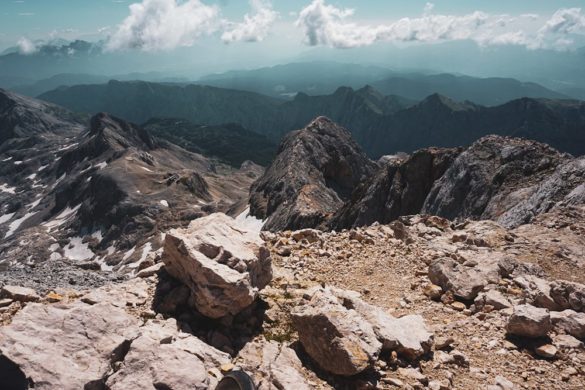 Der Gipfel des Triglavs mit einer grandiosen Aussicht